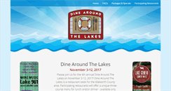 Desktop Screenshot of dinearoundthelakes.com